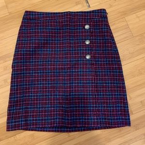 Talbots checkered skirt - 2 petite
